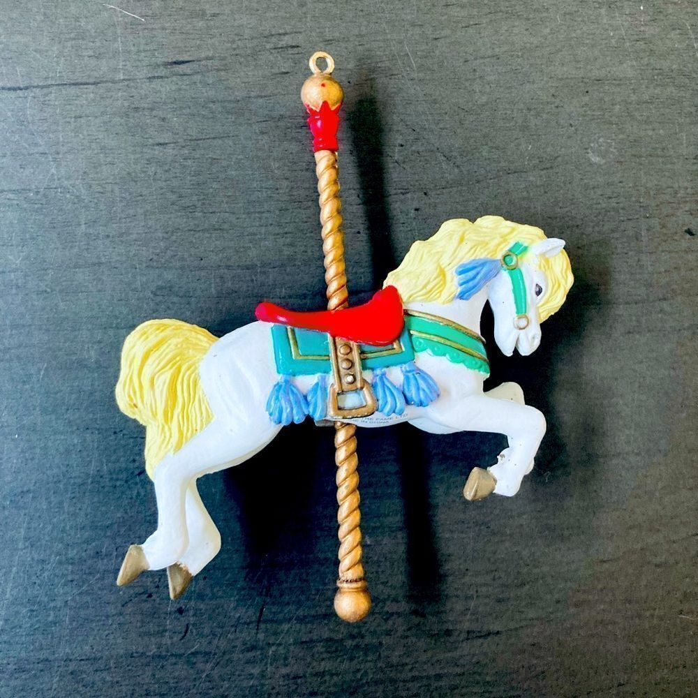 Christmas Carousel Horse Christmas Ornament